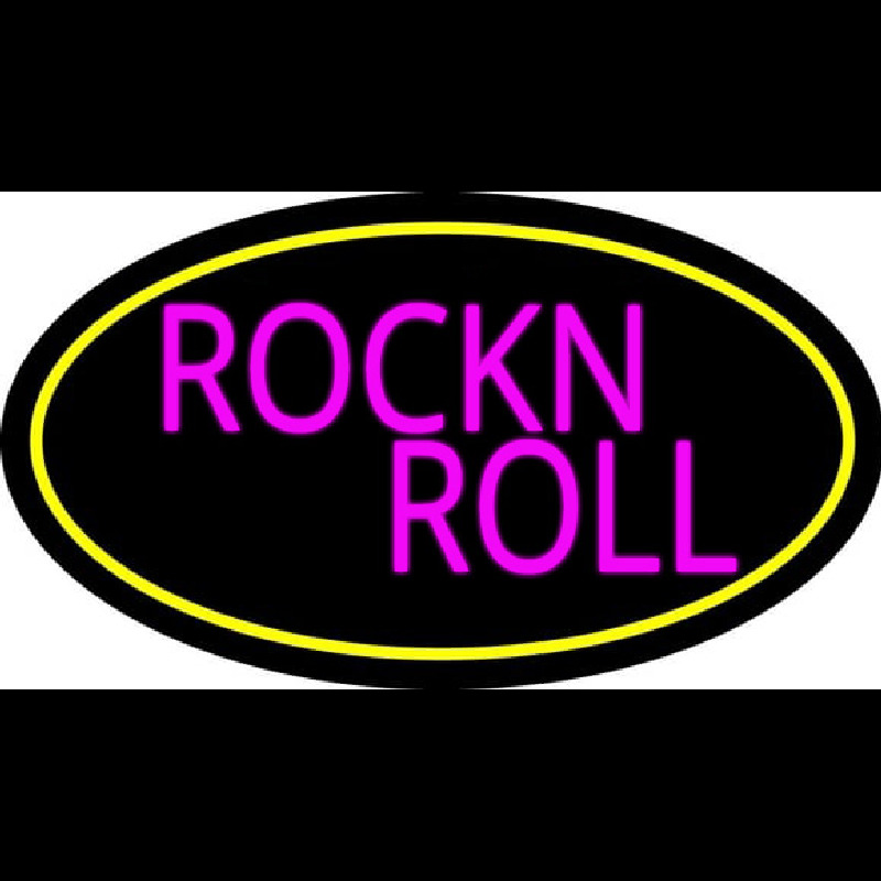 Pink Rock N Roll Guitar 2 Neontábla