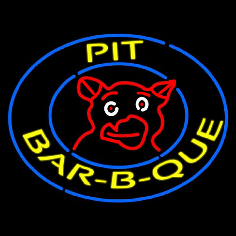 Pit Bbq Neontábla