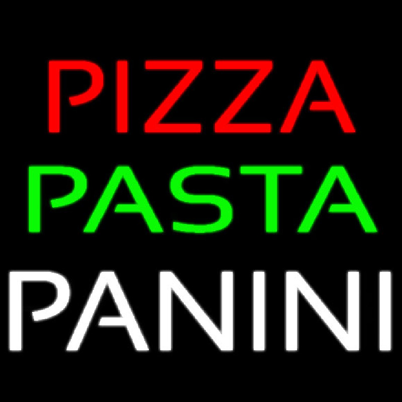 Pizza Pasta Panini Neontábla