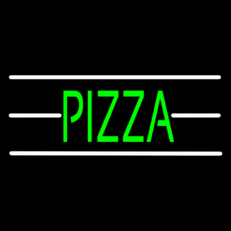 Pizza With White Line Neontábla