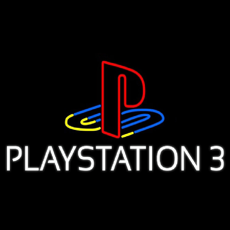 Playstation 3 Neontábla