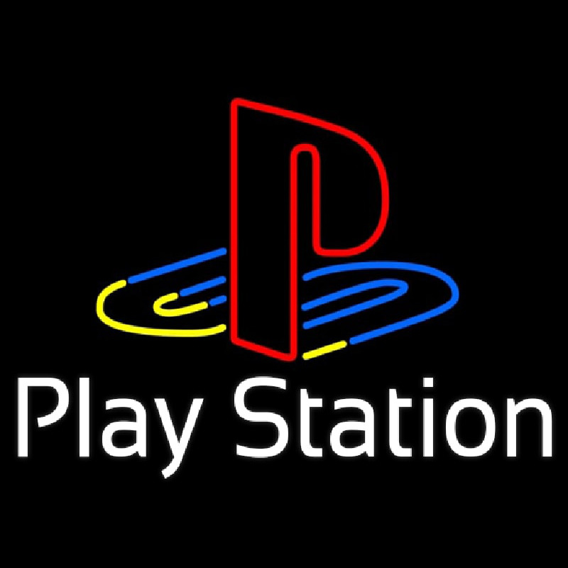 Playstation White Neontábla