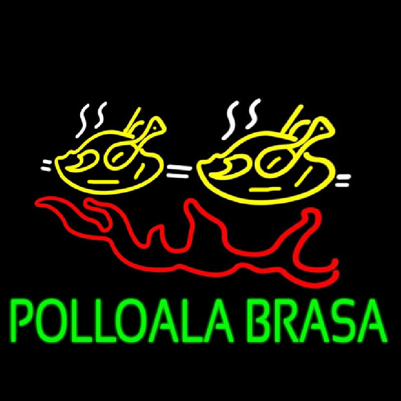 Pollo Ala Brasa Fish Neontábla