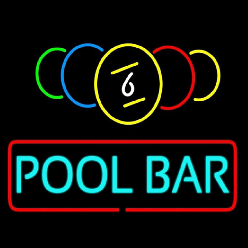 Pool Bar Neontábla