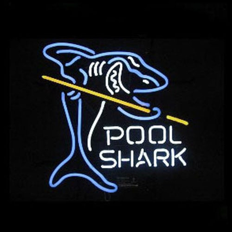 Pool Shark Bolt Nyitva Neontábla