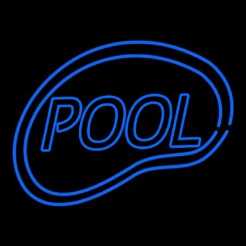 Pool Swimming Neontábla