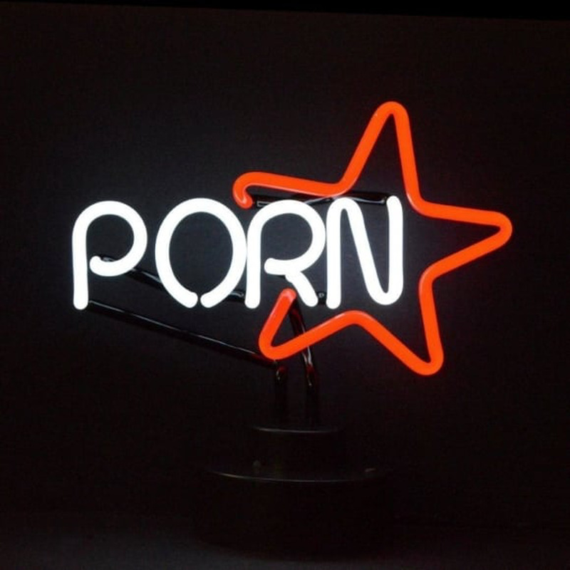 Porn Star Desktop Neontábla