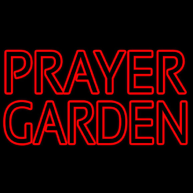Prayer Garden Neontábla