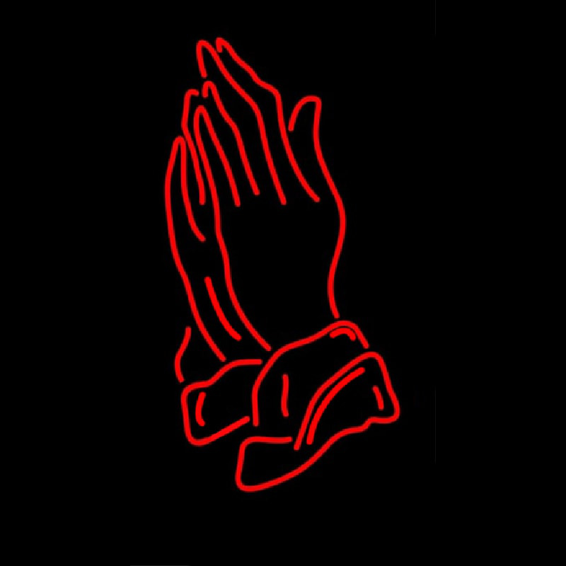 Praying Hands Neontábla