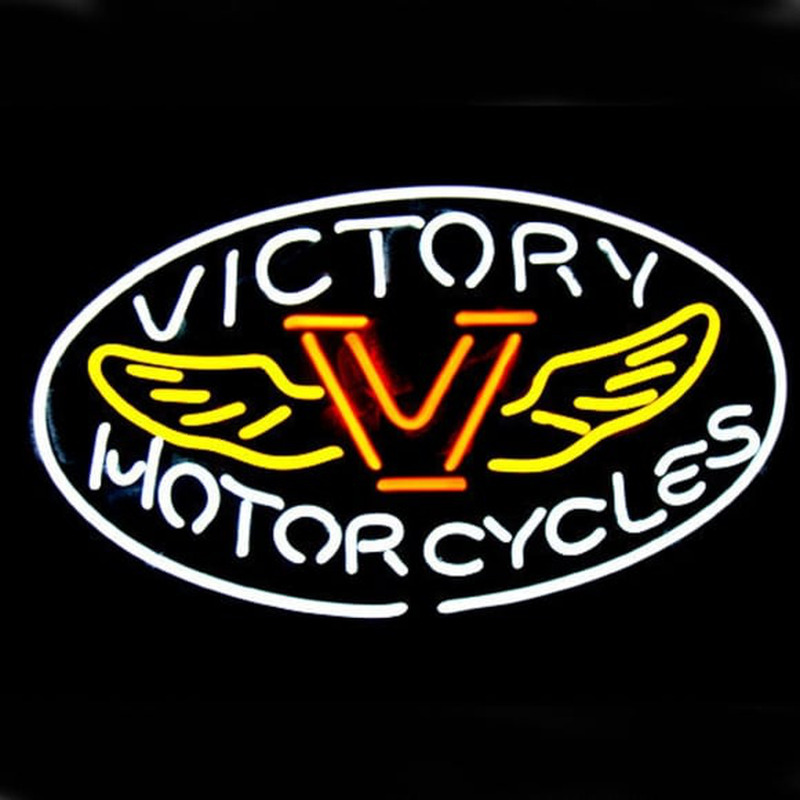 Professional Motorcycles Victory Shop Open Neontábla