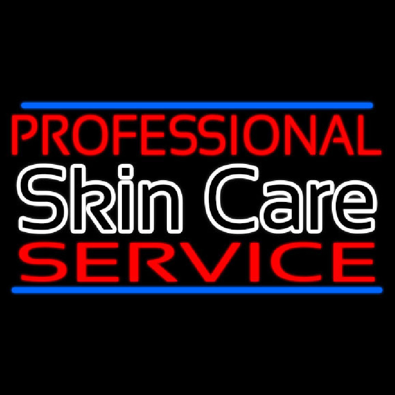 Professional Skin Care Service Neontábla