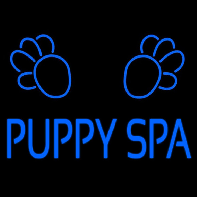 Puppy Spa Neontábla