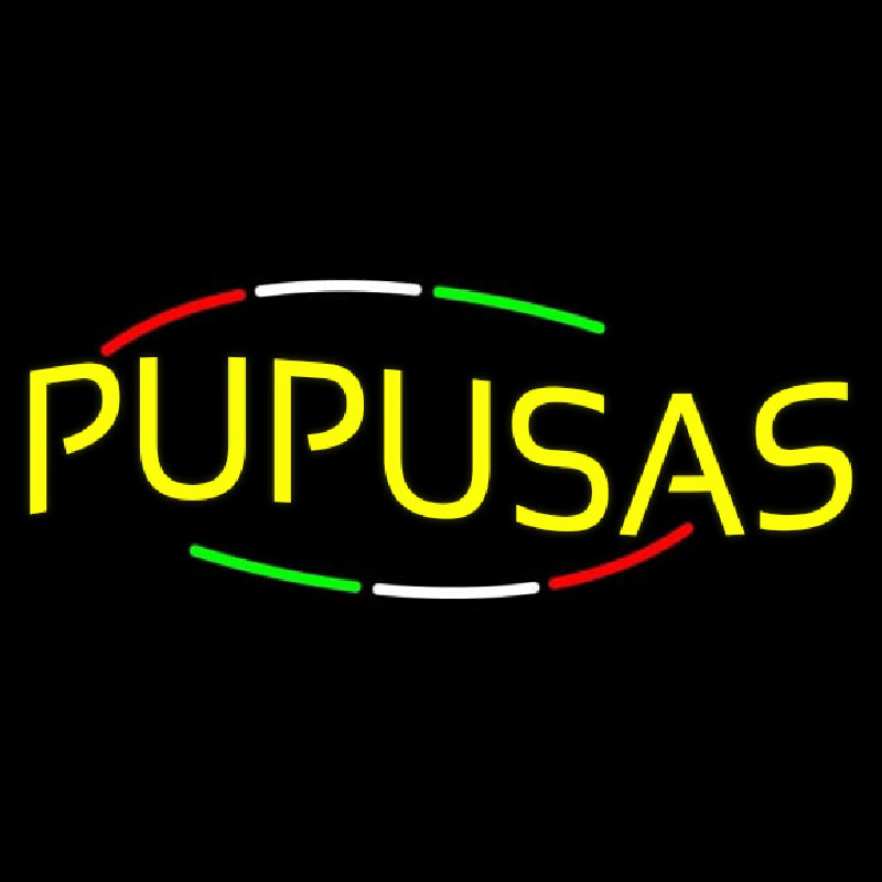 Pupusas Neontábla