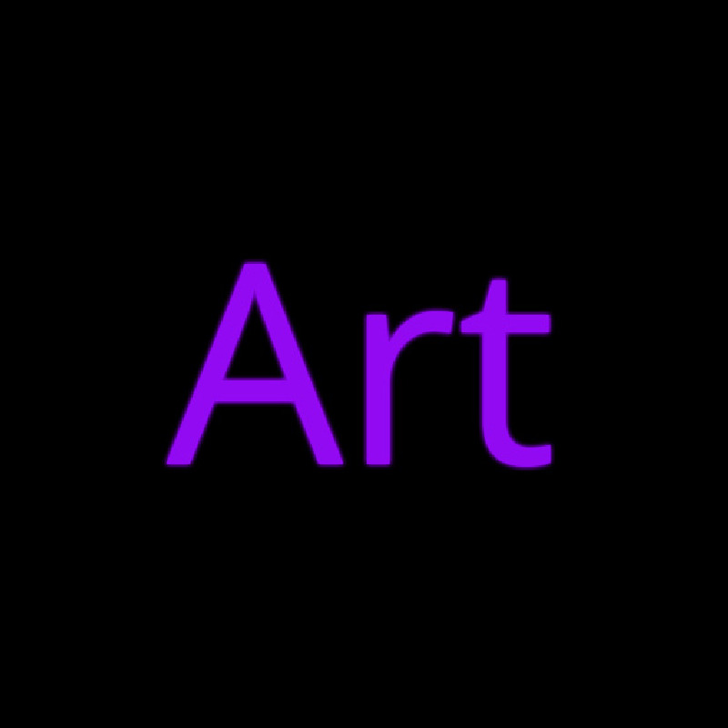 Purple Art Neontábla
