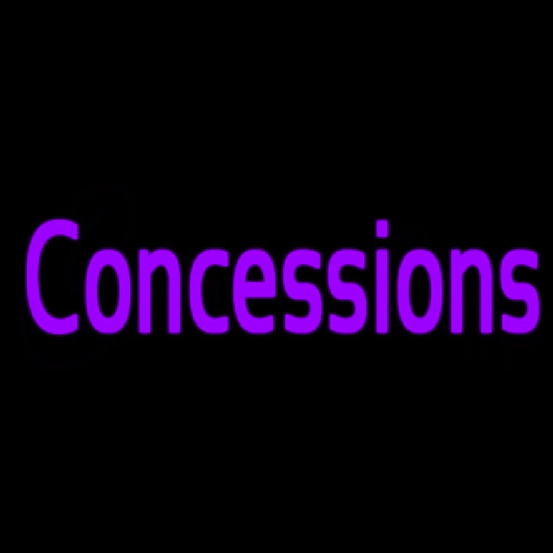 Purple Concessions Neontábla
