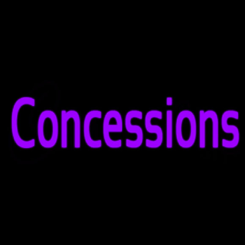 Purple Concessions Neontábla