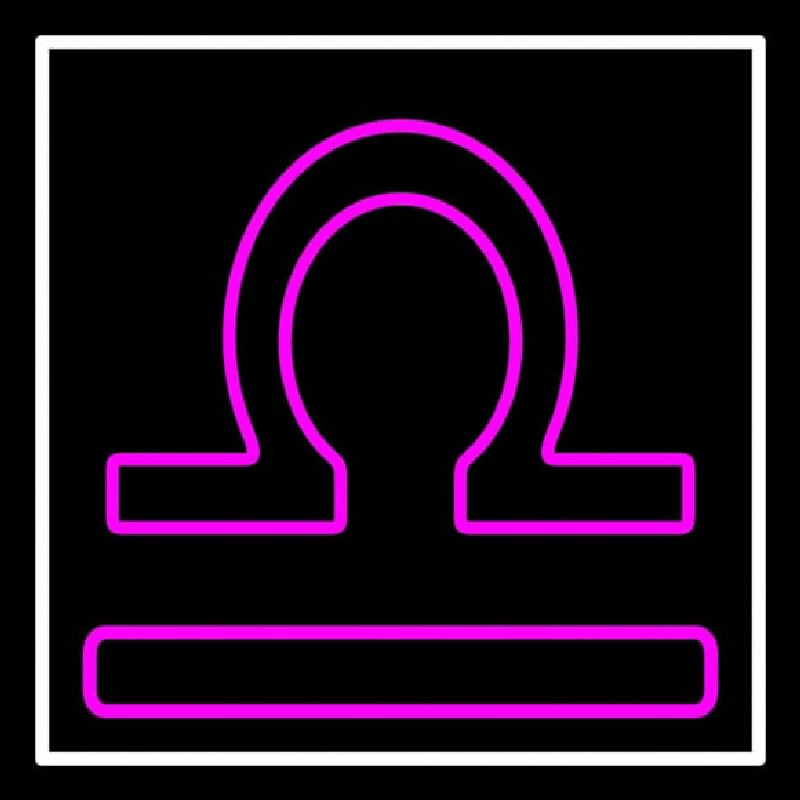 Purple Libra Neontábla