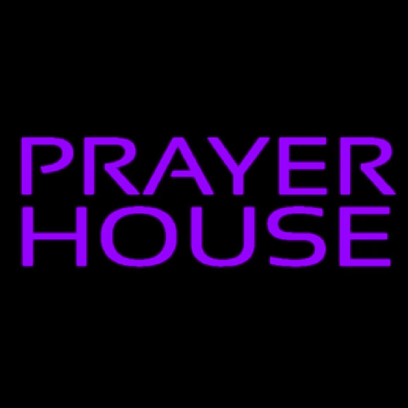 Purple Prayer House Neontábla