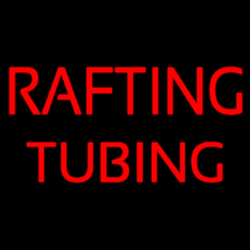 Rafting Tubing Neontábla