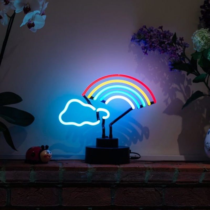 Rainbow Cloud Desktop Neontábla