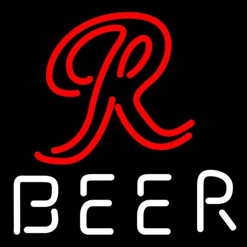 Rainier R Logo Beer Sign Neontábla