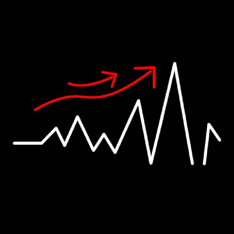 Raising Pulse Wave Neontábla