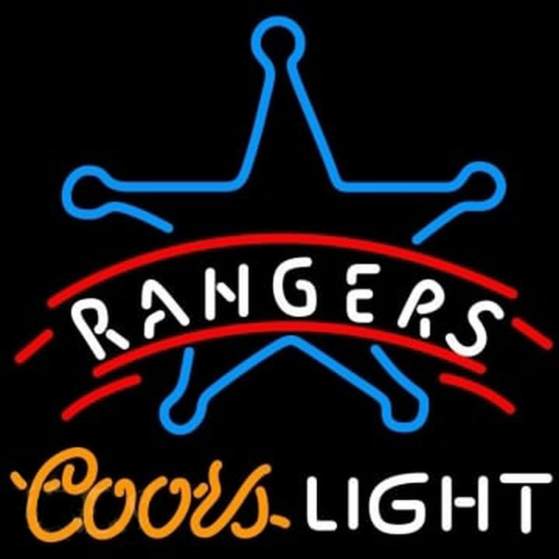 Rangers Coors Light Neontábla