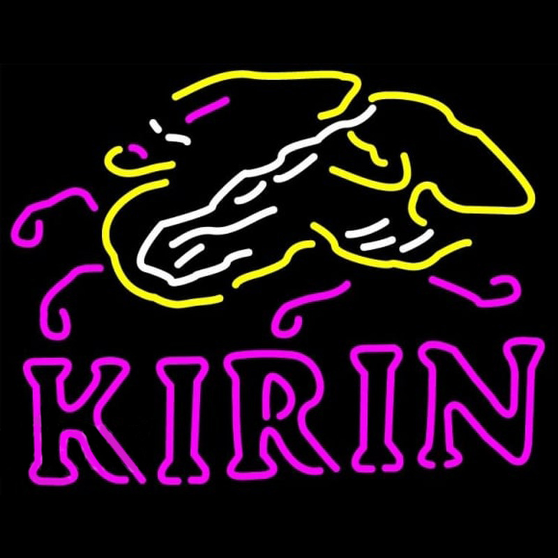 Rare Anheuser Busch Budweiser Kirin Dragon Man Cave Light Beer Sign Neontábla