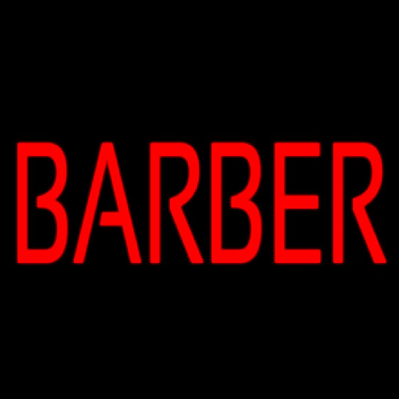 Red Barber Neontábla