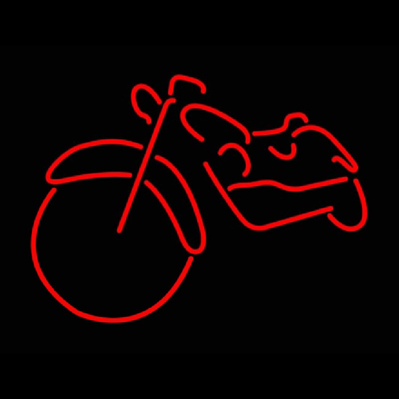 Red Bike Logo Neontábla