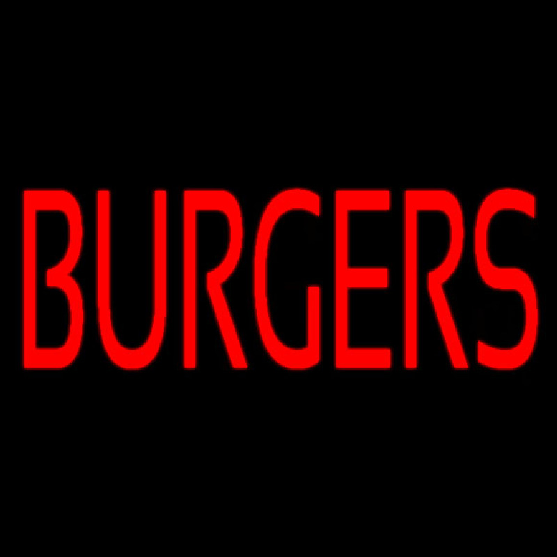 Red Burgers Neontábla