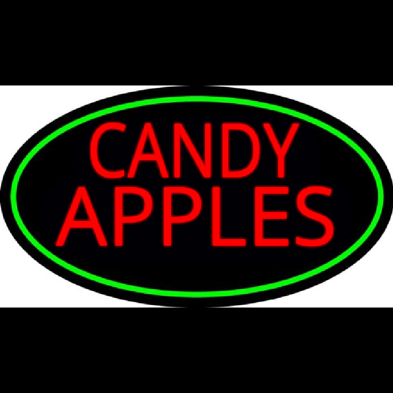 Red Candy Apples Neontábla