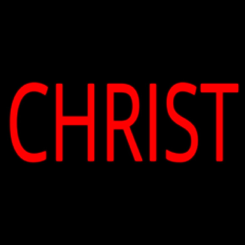 Red Christ Neontábla