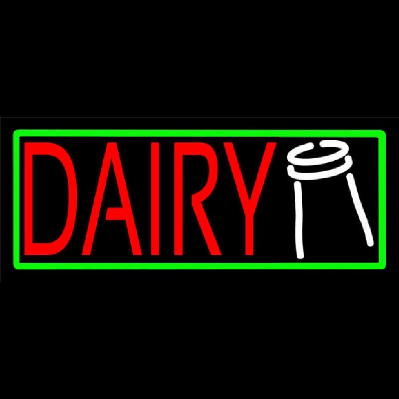 Red Dairy Neontábla