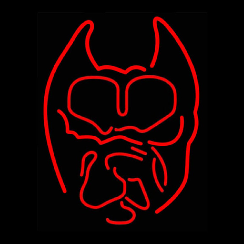 Red Devil Logo Neontábla