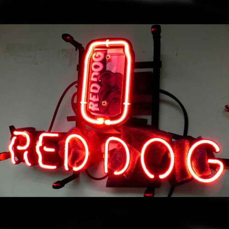 Red Dog Sör Kocsma Neontábla