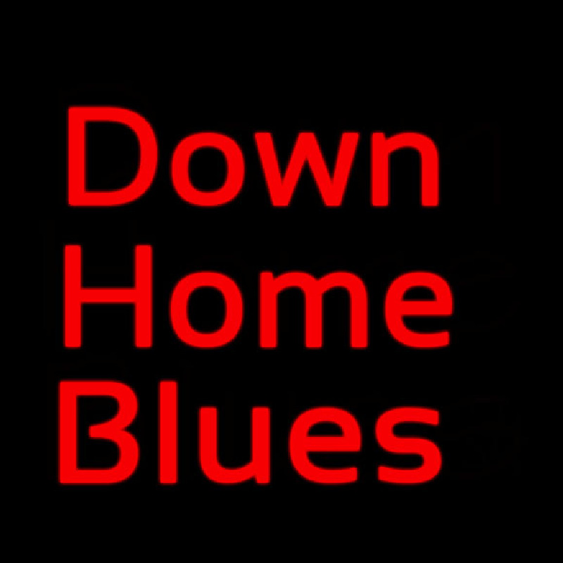 Red Down Home Blues Neontábla