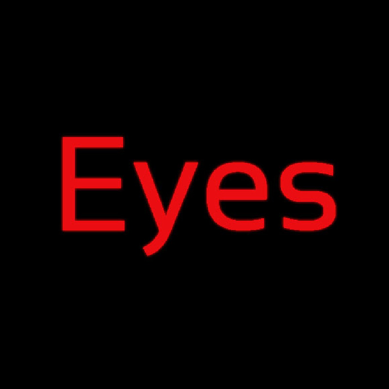 Red Eyes Neontábla