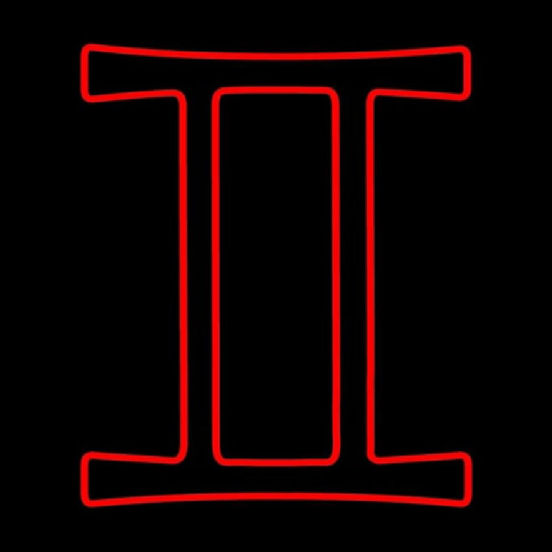Red Gemini Neontábla