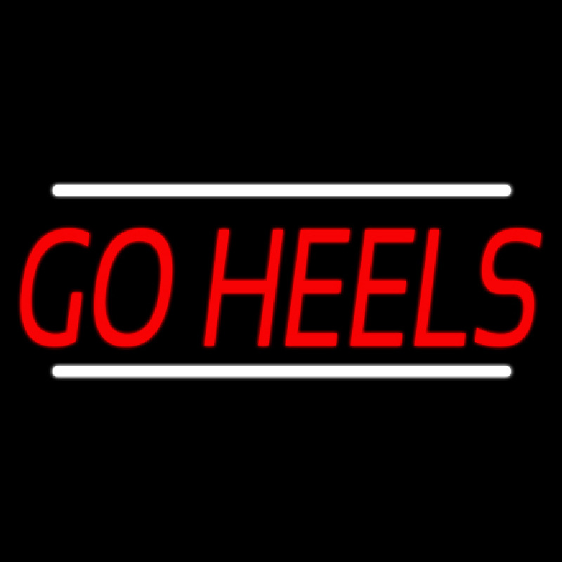 Red Go Heels Neontábla