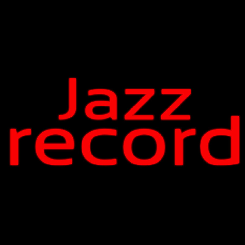 Red Jazz Record 1 Neontábla