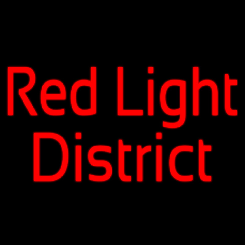 Red Light District Neontábla