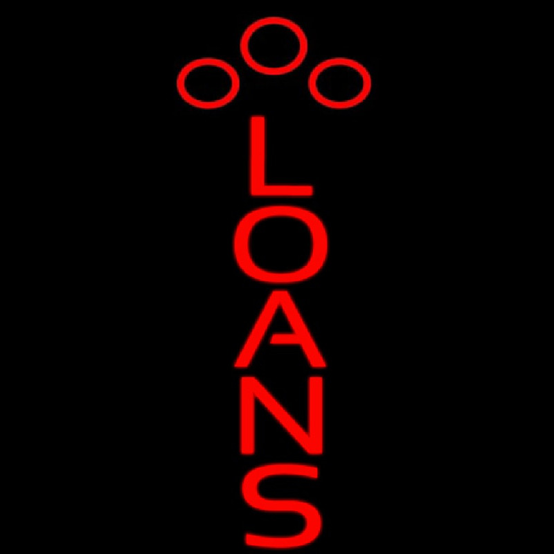 Red Loans Neontábla