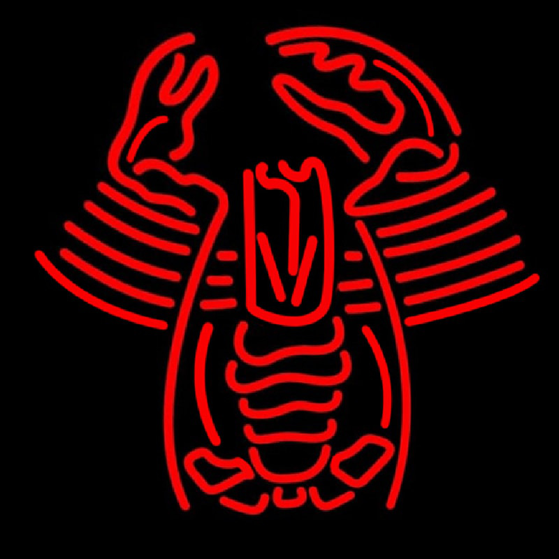 Red Lobster Logo Neontábla