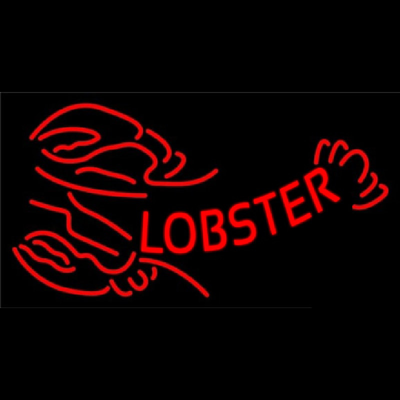 Red Lobster Logo Neontábla