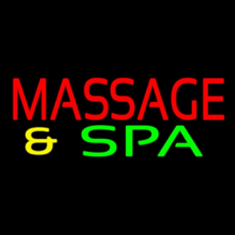 Red Massage And Spa Neontábla