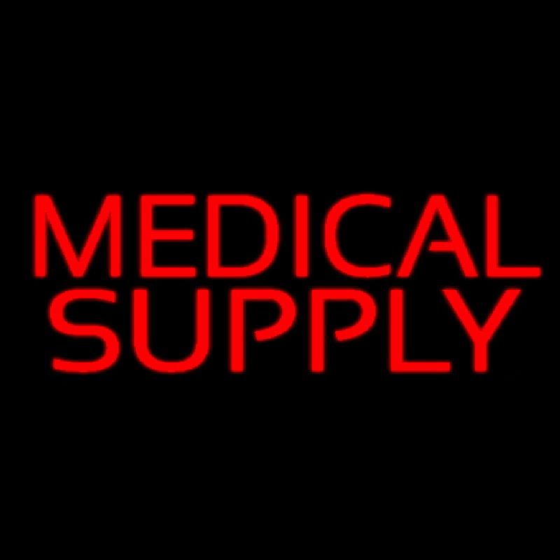 Red Medical Supply Neontábla