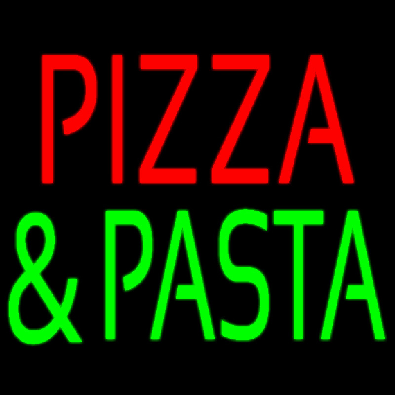 Red Pizza And Pasta Neontábla