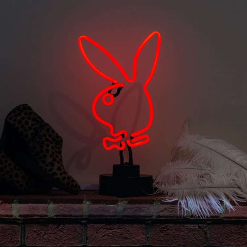 Red Rabbit Desktop Neontábla