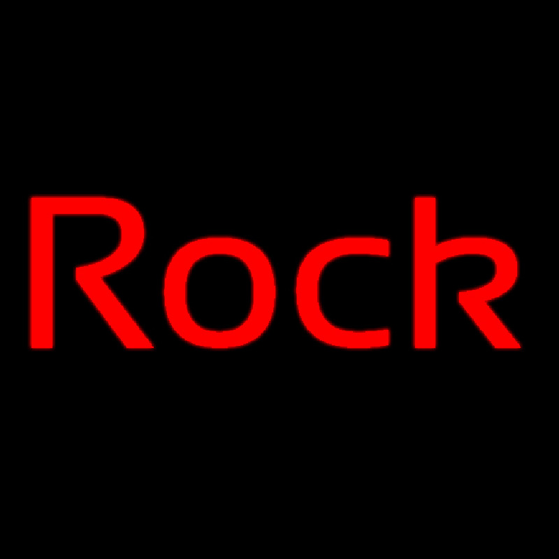 Red Rock Cursive 1 Neontábla